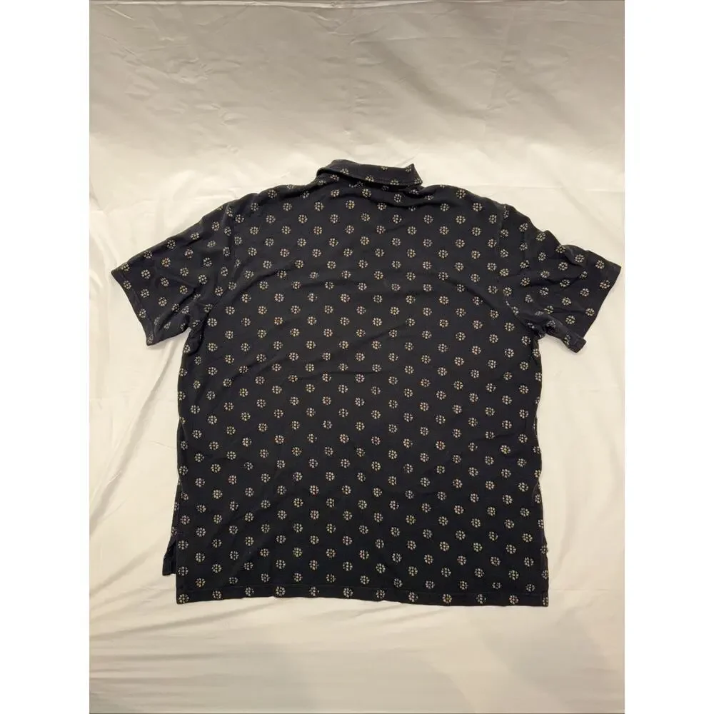 VTG Men’s Ralph Lauren Polo Black‎ Size:2XL